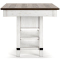  Signature Design by Ashley Valebeck D546-32 Rectangular Dining Room Counter Table IMAGE 4