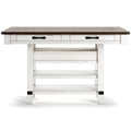  Signature Design by Ashley Valebeck D546-32 Rectangular Dining Room Counter Table IMAGE 5