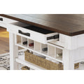  Signature Design by Ashley Valebeck D546-32 Rectangular Dining Room Counter Table IMAGE 7