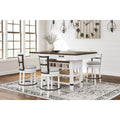  Signature Design by Ashley Valebeck D546-32 Rectangular Dining Room Counter Table IMAGE 8