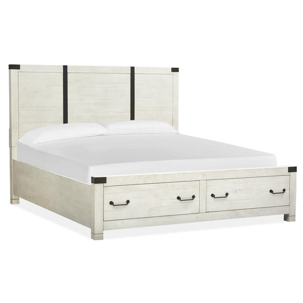 Magnussen Chesters Mill B5405-65 Complete King Panel Storage Bed IMAGE 1