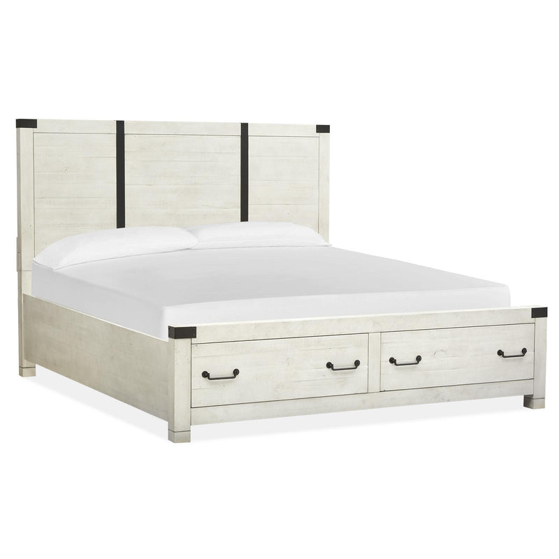 Magnussen Chesters Mill B5405-65 Complete King Panel Storage Bed IMAGE 1