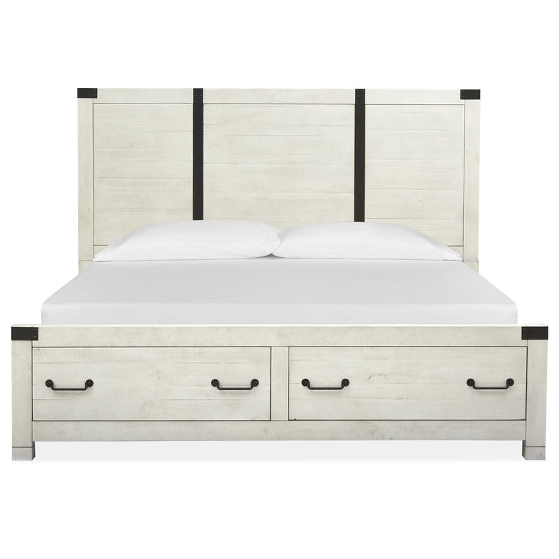 Magnussen Chesters Mill B5405-65 Complete King Panel Storage Bed IMAGE 3