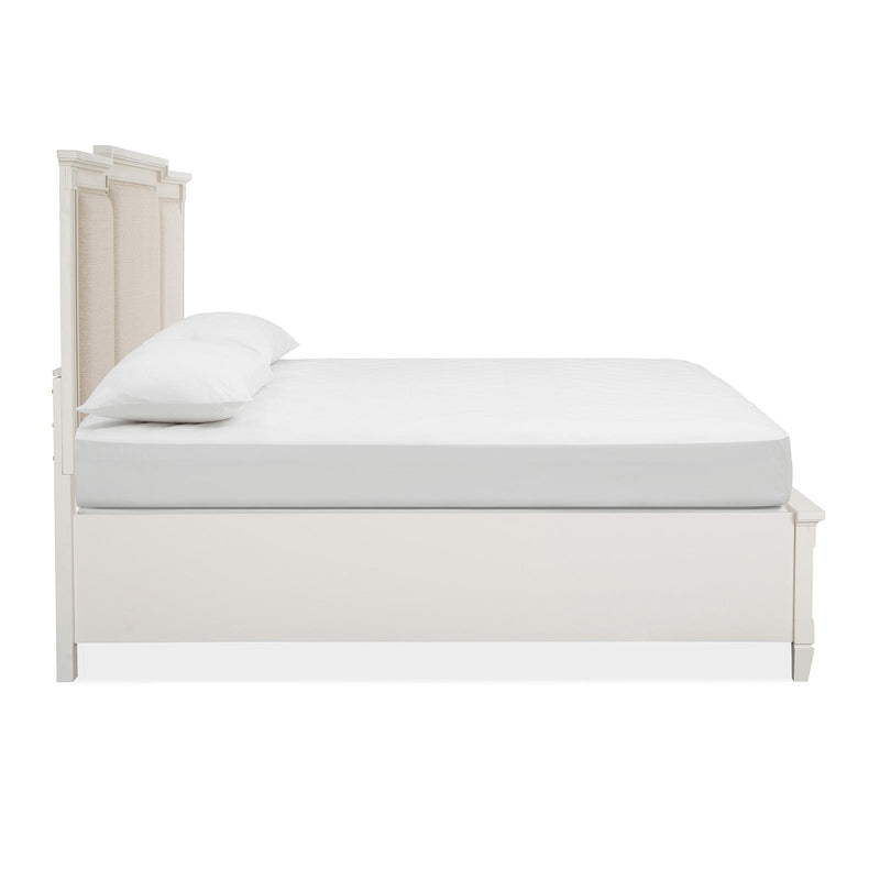 Magnussen Willowbrook B5324-65A Complete King Panel Storage Bed w/Upholstered Headboard IMAGE 4