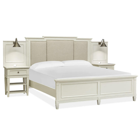  Magnussen Willowbrook B5324-55B Complete Queen Wall Bed w/Upholstered HB IMAGE 1