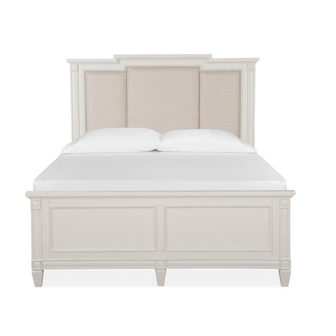  Magnussen Willowbrook B5324-55 Complete Queen Panel Bed w/Upholstered Headboard IMAGE 2