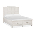  Magnussen Willowbrook B5324-54A Complete Queen Panel Storage Bed IMAGE 1