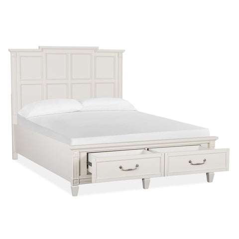  Magnussen Willowbrook B5324-54A Complete Queen Panel Storage Bed IMAGE 2