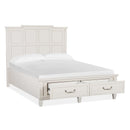 Magnussen Willowbrook B5324-54A Complete Queen Panel Storage Bed IMAGE 2