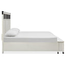 Magnussen Harper Springs B5321-68A King Panel Storage Bed with Metal/Wood Headboard IMAGE 4