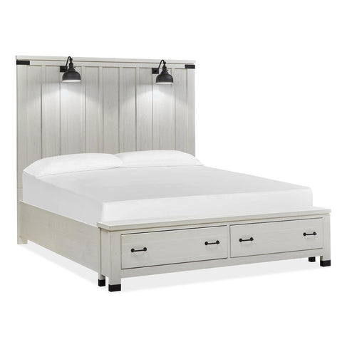  Magnussen Harper Springs B5321-54A Queen Panel Storage Bed IMAGE 1