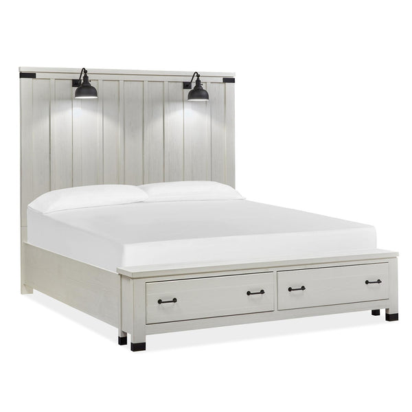 Magnussen Harper Springs B5321-54A Queen Panel Storage Bed IMAGE 1