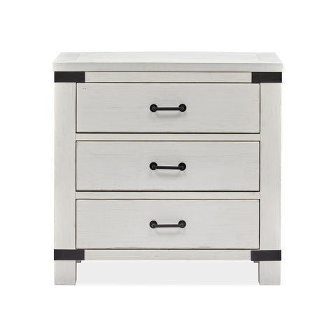  Magnussen Harper Springs B5321-08 Bachelor Chest with Metal Decoration IMAGE 3