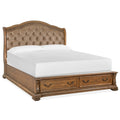  Magnussen Durango B5133-62A Complete King Sleigh Storage Bed w/Upholstered HB IMAGE 1