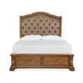  Magnussen Durango B5133-52A Complete Queen Sleigh Storage Bed w/Upholstered HB IMAGE 4