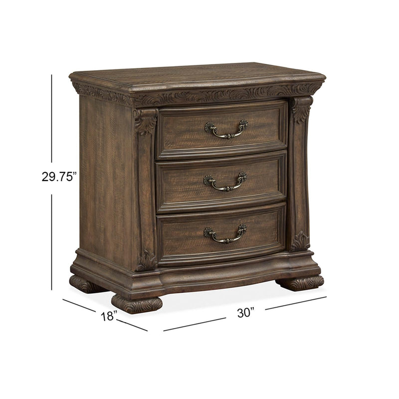 Magnussen Durango B5133-01 Drawer Nightstand (no touch lighting control) IMAGE 11