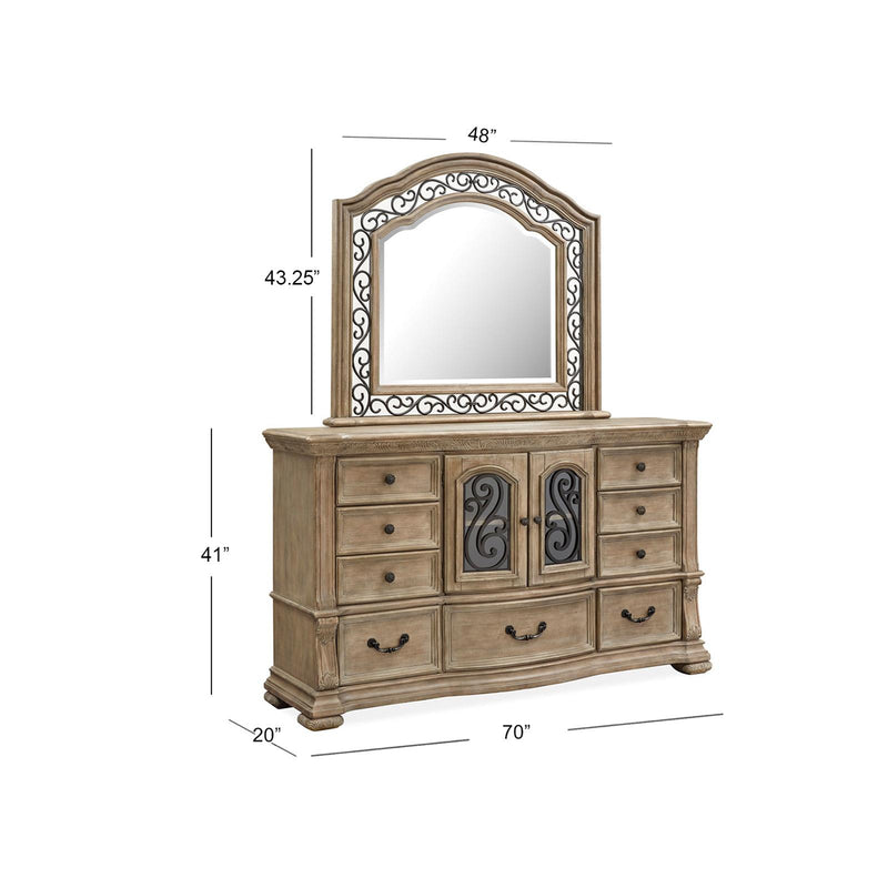 Magnussen Marisol B5132-45 Shaped Mirror IMAGE 6