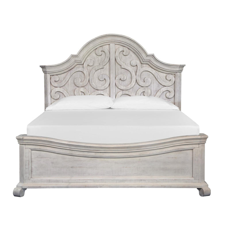 Magnussen Bronwyn B4436-75 Complete Cal.King Shaped Panel Bed IMAGE 2