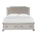Magnussen Bronwyn B4436-63 Complete King Sleigh Storage Bed IMAGE 2