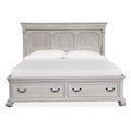  Magnussen Bronwyn B4436-54B Complete Queen Panel Storage Bed IMAGE 2