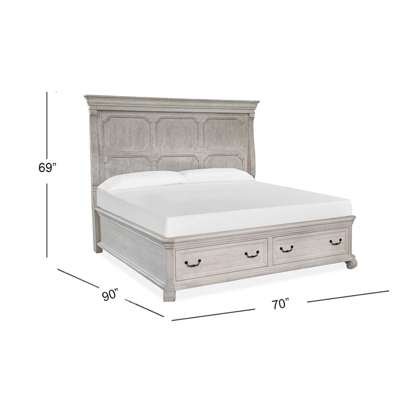 Magnussen Bronwyn B4436-54B Complete Queen Panel Storage Bed IMAGE 3