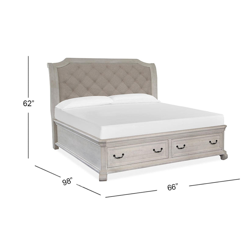 Magnussen Bronwyn B4436-53 Complete Queen Sleigh Storage Bed IMAGE 3