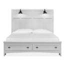 Magnussen Heron Cove B4400-79B Complete Cal.King Lamp Panel Storage Bed IMAGE 3