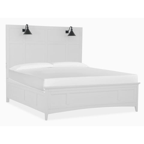  Magnussen Heron Cove B4400-79 Complete Cal.King Lamp Panel Bed with Regular Rails IMAGE 1