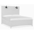 Magnussen Heron Cove B4400-79 Complete Cal.King Lamp Panel Bed with Regular Rails IMAGE 1