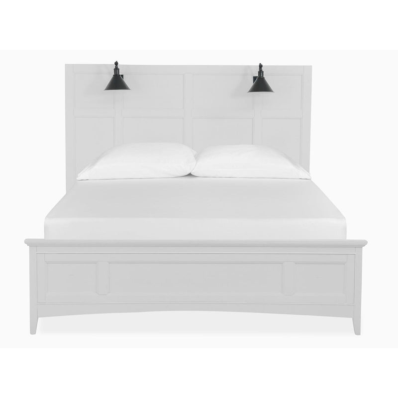 Magnussen Heron Cove B4400-79 Complete Cal.King Lamp Panel Bed with Regular Rails IMAGE 2