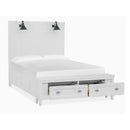 Magnussen Heron Cove B4400-59B Complete Queen Lamp Panel Storage Bed IMAGE 2