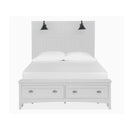 Magnussen Heron Cove B4400-59B Complete Queen Lamp Panel Storage Bed IMAGE 3