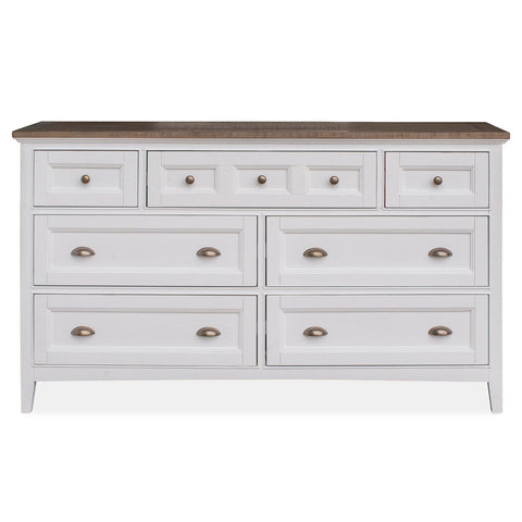  Magnussen Heron Cove B4400-20TT Two Tone Drawer Dresser IMAGE 2