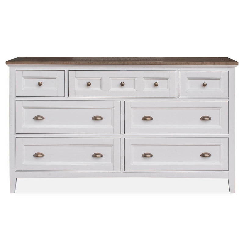 Magnussen Heron Cove B4400-20TT Two Tone Drawer Dresser IMAGE 2