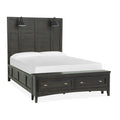  Magnussen Westley Falls B4399-59B Queen Lamp Panel Storage Bed IMAGE 1