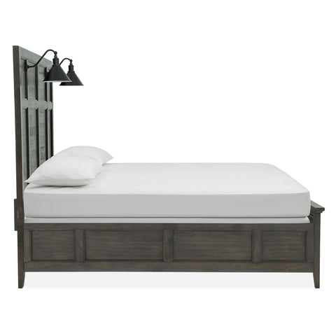  Magnussen Westley Falls B4399-59 Queen Lamp Panel Bed with Regular Rails IMAGE 3
