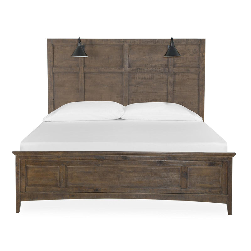 Magnussen Bay Creek B4398-79 California King Lamp Panel Bed with Regular Rails IMAGE 2