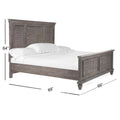  Magnussen Lancaster B4352-55 Queen Shutter Panel Bed IMAGE 3