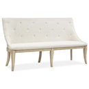 Magnussen Harlow D5491-78 Dining Bench with Upholstered Seat Back IMAGE 1