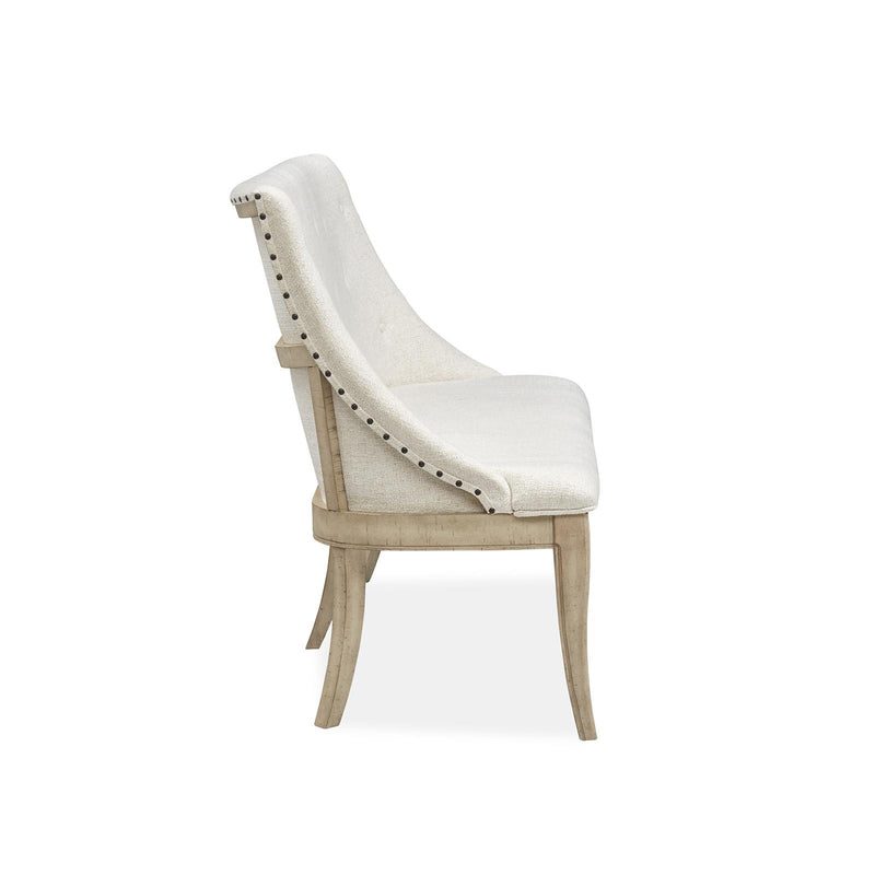 Magnussen Harlow D5491-78 Dining Bench with Upholstered Seat Back IMAGE 3