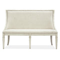  Magnussen Newport D5430-78 Bench with Upholstered Seat Back IMAGE 2