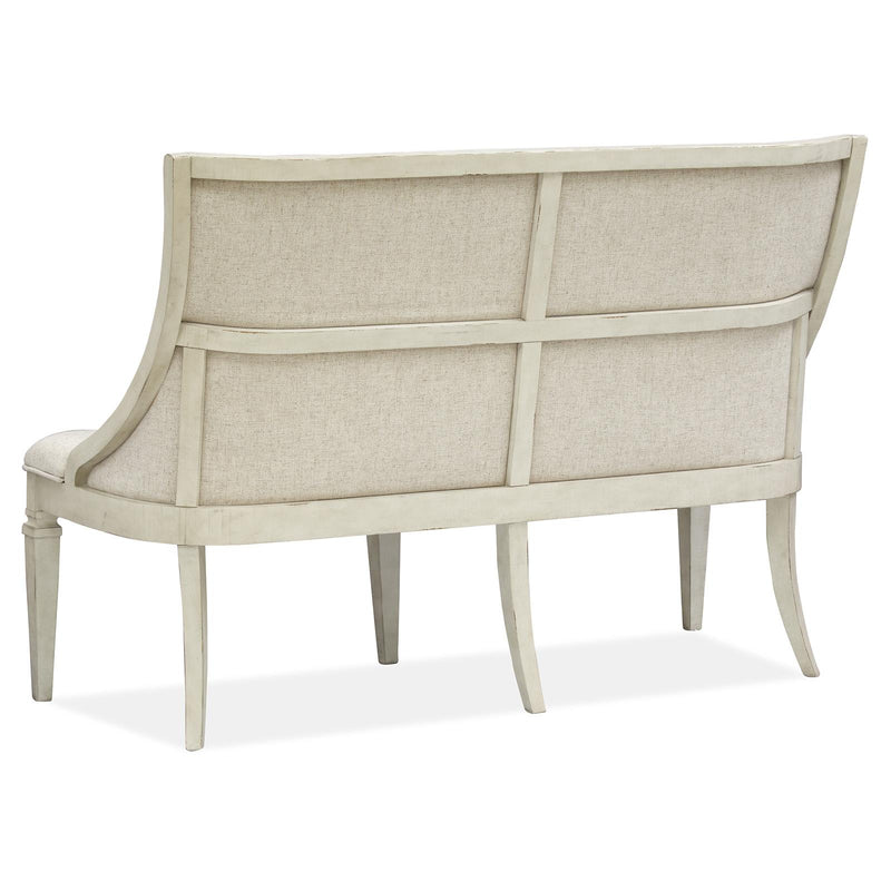 Magnussen Newport D5430-78 Bench with Upholstered Seat Back IMAGE 4