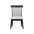  Magnussen Harper Springs D5321-64 Dining Side Chair with Upholstered Seat & Wood Windsor Back IMAGE 2