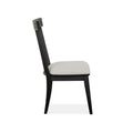  Magnussen Harper Springs D5321-64 Dining Side Chair with Upholstered Seat & Wood Windsor Back IMAGE 3