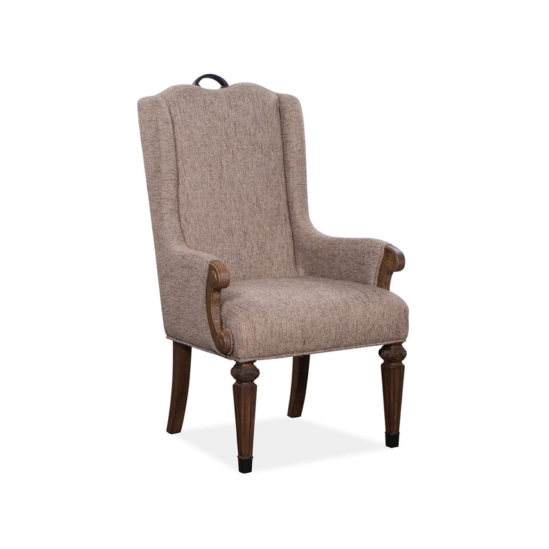 Magnussen Durango D5133-76 Upholstered Host Arm Chair IMAGE 1