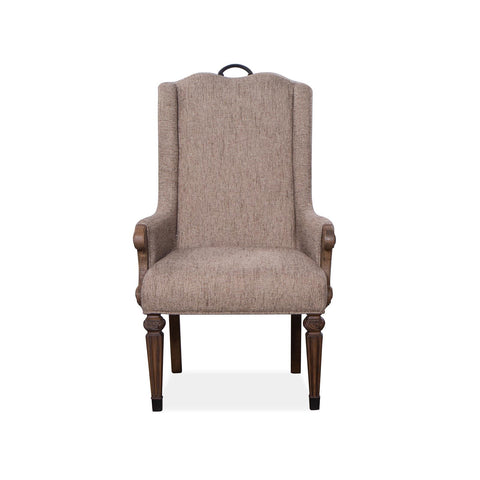  Magnussen Durango D5133-76 Upholstered Host Arm Chair IMAGE 2