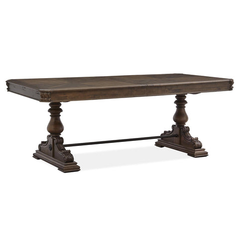  Magnussen Durango D5133-21 Trestle Dining Table IMAGE 1
