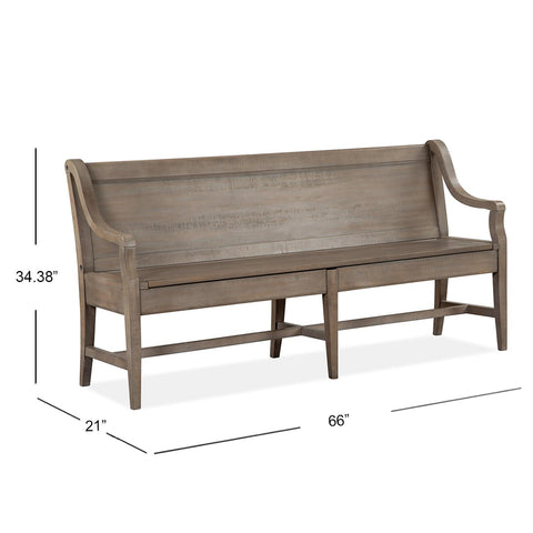  Magnussen Paxton Place D4805-79 Bench with Back IMAGE 10