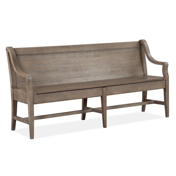 Magnussen Paxton Place D4805-79 Bench with Back IMAGE 1