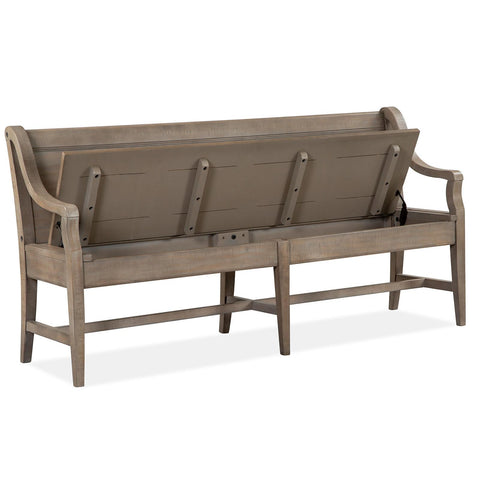  Magnussen Paxton Place D4805-79 Bench with Back IMAGE 2